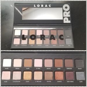 Barely used Lorac Pro Eyeshadow Palette